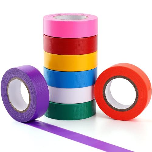 GUFJUCH 800FT Flourescent Flagging Tape, Non-Adhesive Plastic Ribbon Neon Marking Roll, for Tree Marking, Hunting Trail Tape, Boundaries and Hazardous Areas Marking, 8 Colors 0.78'' X 100'