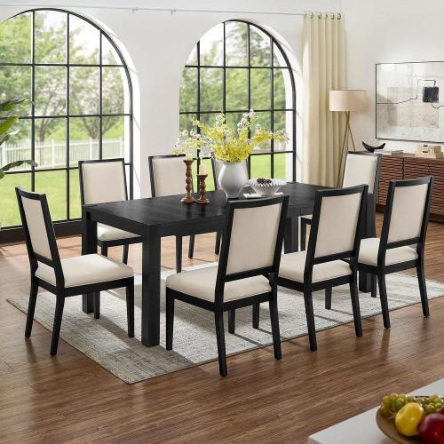 Rectangular Dining Wood Top Table