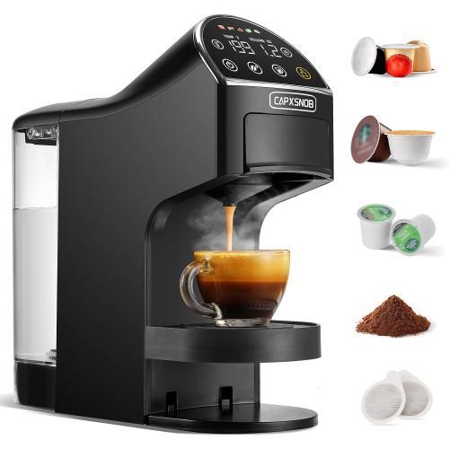 Magician2 Mini 5-in-1 Coffee Maker & Machine for Pods & Grounds, LED Touch