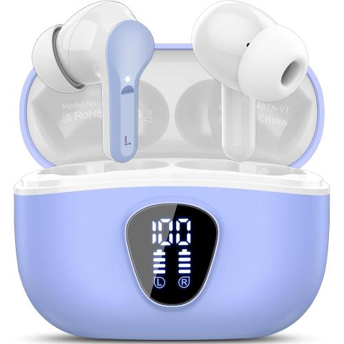 Wireless Earbuds, Bluetooth 5.4 Headphones HiFi Stereo, Bluetooth Earbuds