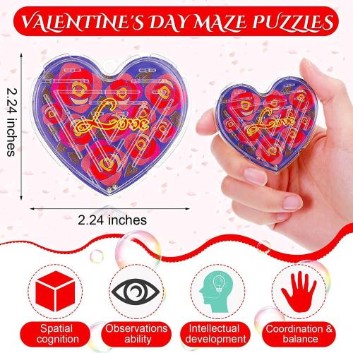 Mctuoba 130 Pack Valentines Day Party Favors for Kids, Treasure Box Toys for Classroom Prizes, Pinata Filler Goodie Bag Stuffers, Treasure Chest Carnival Gift Bulk Toys