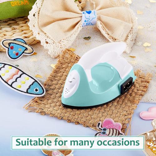 Honoson Mini Craft Iron with Charging Base Tiny,Mint Green