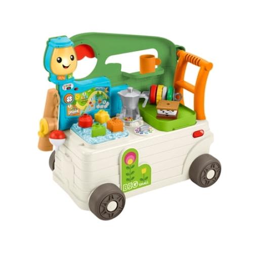 Fisher-Price Laugh & Learn 3-in-1 On-the-Go Camper Activity Center
