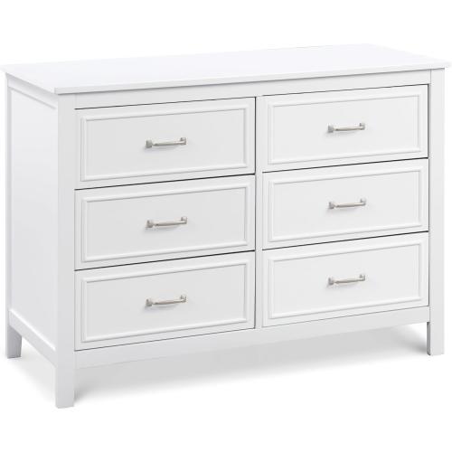 Davinci Charlie 6-Drawer Baby Dresser, GREENGUARD Certified - White