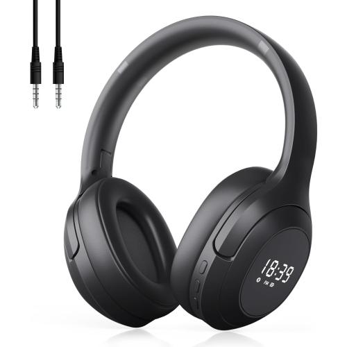 F2 FM Radio Headphones Wireless Bluetooth 5.2 Rechargeable