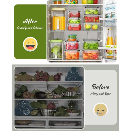 Canfanni 40 Piece Food Storage Containers with Lids, BPA-Free