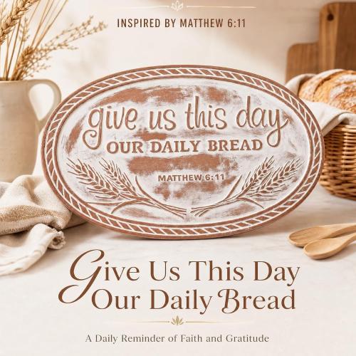 Bread Warmer Basket with Warming Stone, Christian Gift