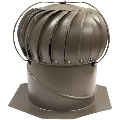 Air Vent AirHawk Turbine (12 External Brace, Weather Wood)