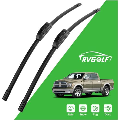 24 24 2 Pack Front Wiper Blades Set for 2019-2022 Dodge Ram 1500