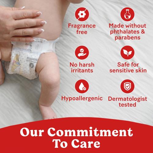 Huggies Size 1 Diapers, Skin Essentials Baby Diapers, Size 1 (8-14 lbs), 204 Count (3 Packs of 68), Packaging May Vary