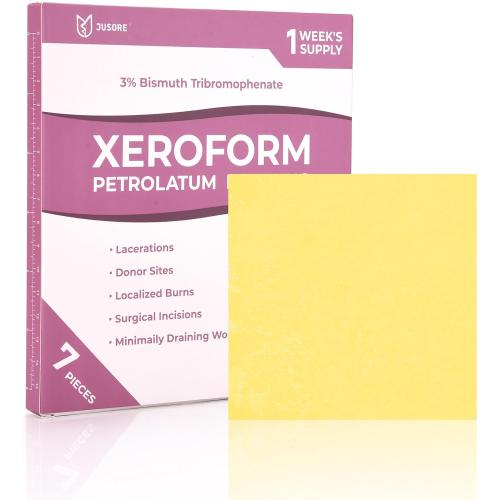 Medical Xeroform Petrolatum Dressing 4x4 - FSA-HSA, Non Stick Gauze Pads