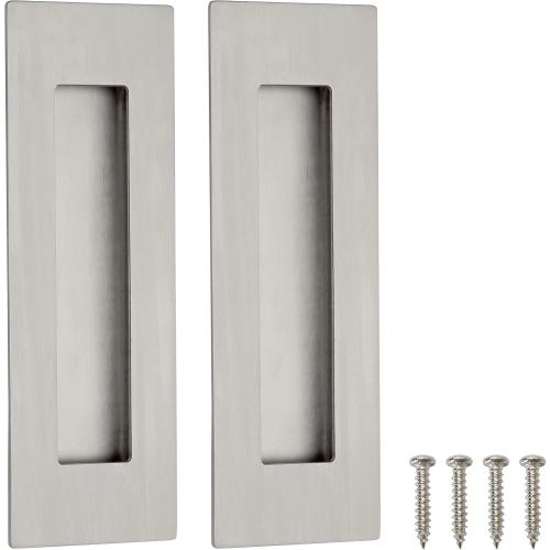 Malimali 6 Inch Recessed Pocket Door Pull Sliding Door Handle Hardware