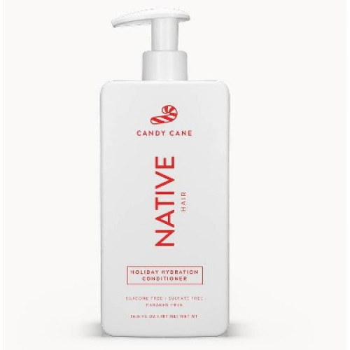 Native Vegan Candy Cane Natural Holiday Hydration Conditioner, Clean, Sulfate, Paraben and Silicone Free