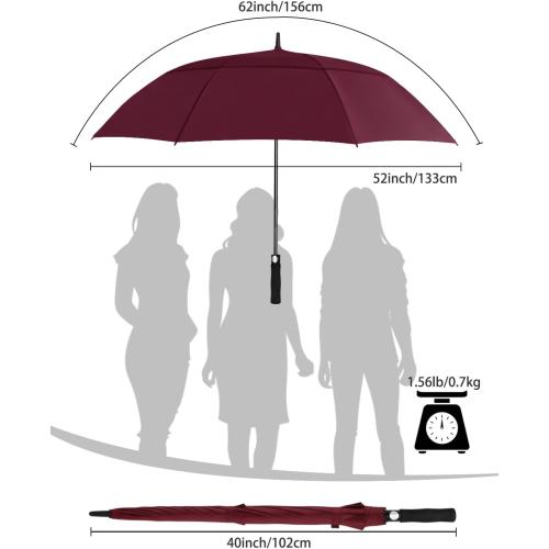 MISSING THE PART TO GRAB ‼️ SoulRain  Arc Umbrella Double Layer Vented Big Windproof Waterproof Umbrellas,Automatic Open Golf Umbrella for Men and Women and Family