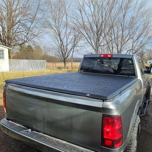 AUTOSAVER88 Soft Tri-Fold Tonneau Cover Fit for 2024-2026 Toyota Tacoma 5ft
