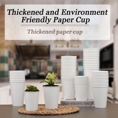 Lamosi 300 Pack Paper Cups 8 oz, Disposable Coffee Cups, Paper Coffee Cups