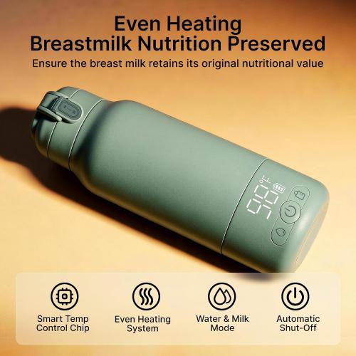 Momcozy Portable Bottle Warmer for Breast Milk, Baby Travel Essentials