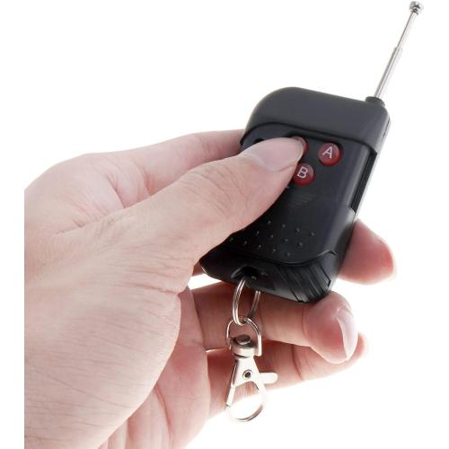 7 Tone Sound Loud Car Siren Vehicle Horn Hooter/Ambulance/Siren/Traffic Sound with Black Remote Controller 12V 100W (2PCS Remote Controller)