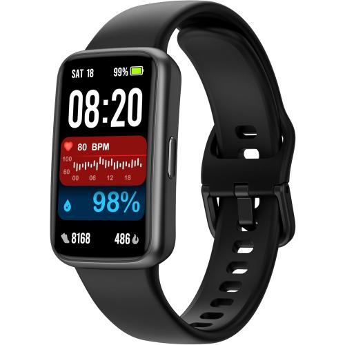 Fitness Trackers,Smart Watch with 1.47 Color Screen,100 Sport Modes Fitness Watch with Heart Rate Sleep Monitor, Pedometer Step Counter Watch, 3TAM Waterproof Activity Trackers for Women Men,BK
