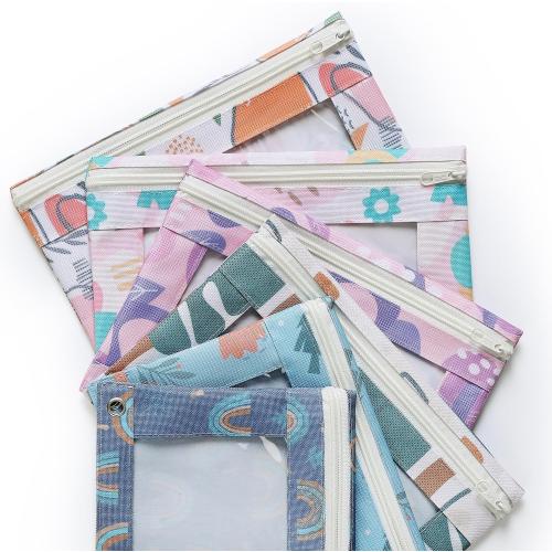Mr. Pen- Pencil Pouch for 3 Ring Binder, 2 Pack, 10x6.75, Smooth Zipper