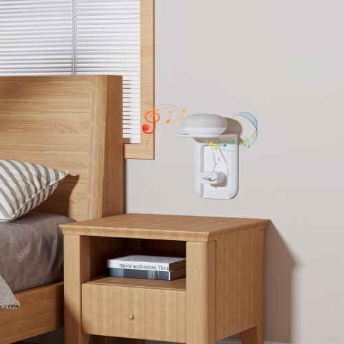 WALI Outlet Shelf Wall Holder, Bathroom Shelf for Smart Home Decor