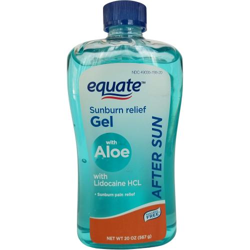 After Sun Sunburn Relief Gel with Lidocaine
