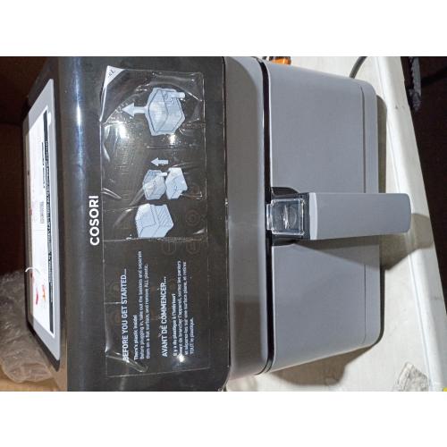 Cosori 12-in-1 Air Fryer 5.8QT, Toast, Bake, Nutrition Facts for 100  In-App Recipes, AdaptIQ Tech Fast Cook, for Main & Side Dishes, Snacks, Leftovers, Detachable Square Basket, Dishwasher Safe