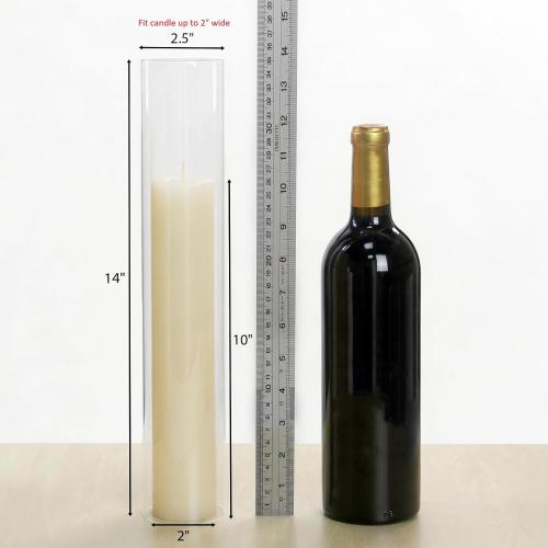 Glass Hurricane Tubes  Fits Candles