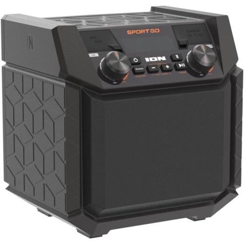 Color Black ION Audio Sport Go Tailgate Portable PA Speaker - Black