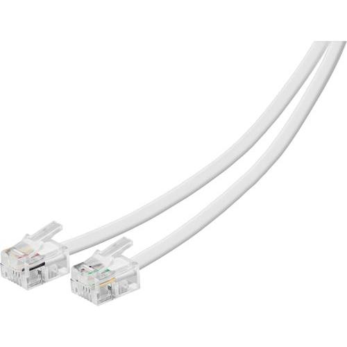 Insignia  - 100' Landline Phone Cord - White