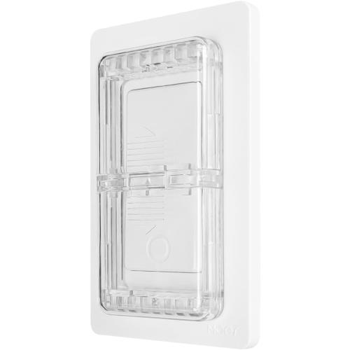 ILIVABLE Childproof Rocker Switch Guard for Screwless Plates, Clear 2 Pack