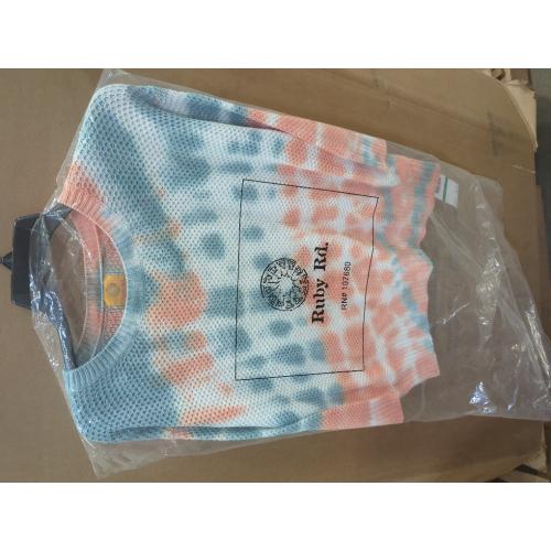 Large Ruby Rd. Women's Tie Dye Jersey Knit Sweater Petite