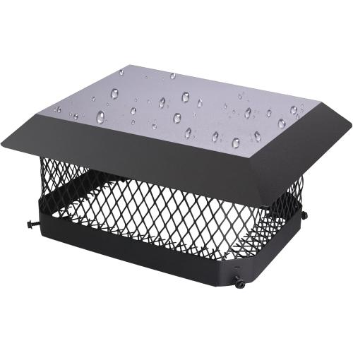 Chimney Cap 9x13 Chimney Cover,Fireplace Chimney Caps for Outside 9x13 | 9x13 Chimney Flue Cap Chimney Rain Cap,Roof Rain Guard Chimney Top Protector Chimney Exhaust Vent Cover for Flue Tile Clay