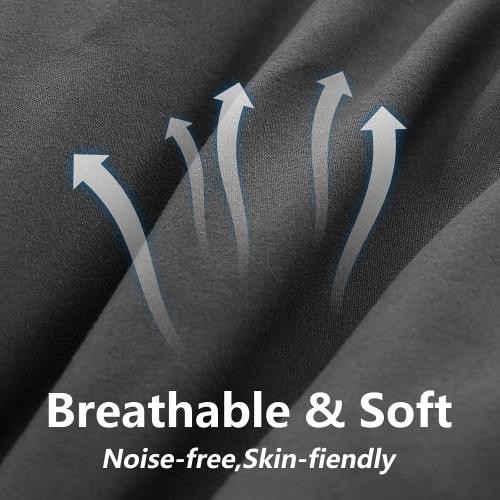 Oversized King Plus Comforter 128''x120'' - Extra Large Cooling All Seasons Down Alternative Lightweight Quilted Duvet Insert with Corner Tabs - Dark Grey
