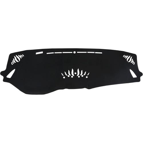 Dashboard Cover Mat for Subaru 2020 2021 2022 2023 2024 2025 Outback Accessories Black Flannel Material Anti-Slip Dash Cover Mat Sunshade Glare UV Rays Protector