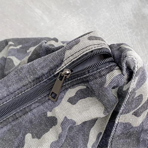 Crossbody Bags Camouflage Hobo Crossbody Bag Large Capacity Washable Zipper for Leisure Travel Shopping Hand Bag