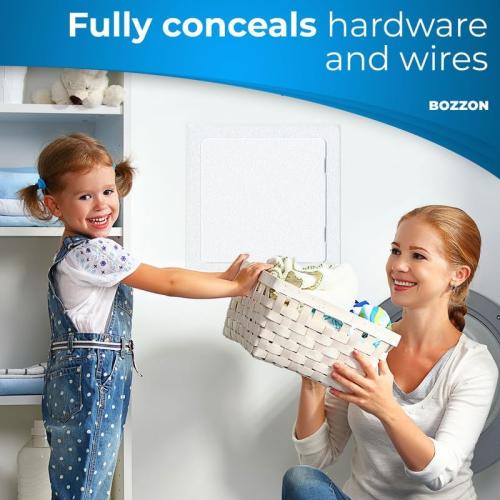 Access Panel for Drywall - 24x24 inch - Wall Hole Cover - Access Door - Plumbing Access Panel for Drywall - Heavy Durable Plastic White