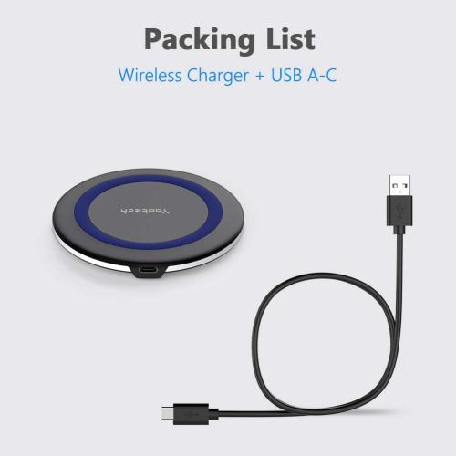 Yootech Wireless Charger,10W Max Wireless Charging Pad(No AC Adapter)