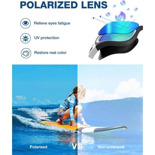 ZIONOR G1 MINI Polarized Kids Swim Goggles for Boys Girls Ages 6-14