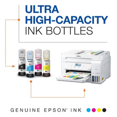 Epson 522 3pk Ink Bottles - Cyan Magenta Yellow (T522520-S)