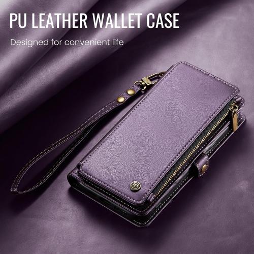 Defencase for Google Pixel 9 Pro XL Wallet Case with Card Holder, Purple
