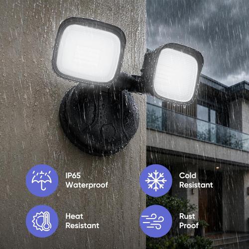 35W Outdoor Flood Lights, Switch Controlled for Patios, Porches, Side Walls