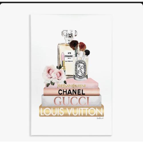 Fashion Essentials With Iconic Glam Brands by Amanda Greenwood - Graphic Art Print