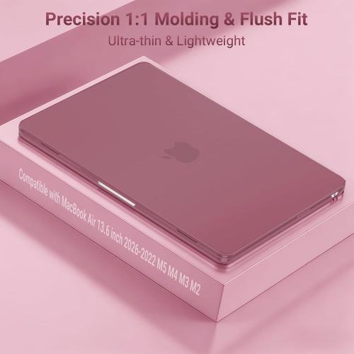 MOSISO Compatible with MacBook Air 13 inch Case M5 2026 M4 M3 M2 2025-2022