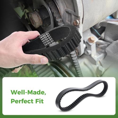 10L0L Golf Cart 14153G1 Drive Belt for EZGO 1976-1987 Marathon 2 Cycle Gas Models with 2PG Engine,OEM# 14153-G1