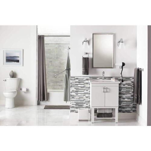 Voss Towel Ring in Brushed Nickel