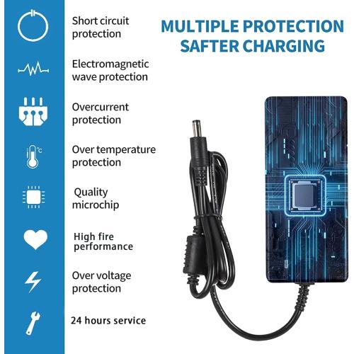 24 Volt 6 Amp Power Supply,100-240V AC to DC 24V 6A 5A 4A 3A 2A 1A DC Power Supply Adapter with 5.5mm x 2.1mm~2.5mm Output Jack US Plug 24V Power Supply 6A Transformers for LED Strip Light,Printer
