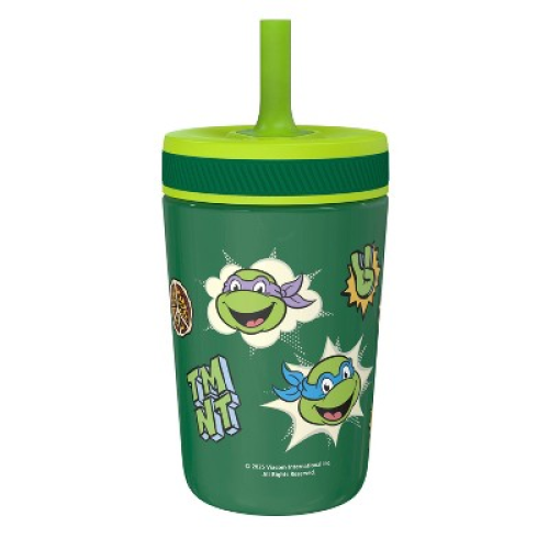 Zak Designs 12oz TMNT Kelso Tumbler Green ‼️mild scratches on the outside ‼️