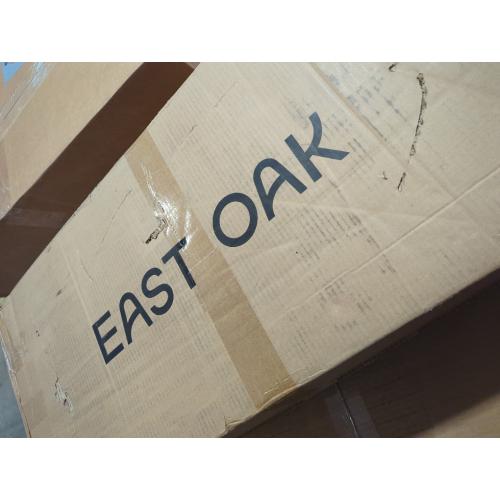 EAST OAK 1500W Patio Heater, Table Side Portable Electric Heater with Double-Sided Heating & 3 Heating Levels, IP65 Waterproof Outdoor Heater with Remote, and Protection from Tip-over & Overheating