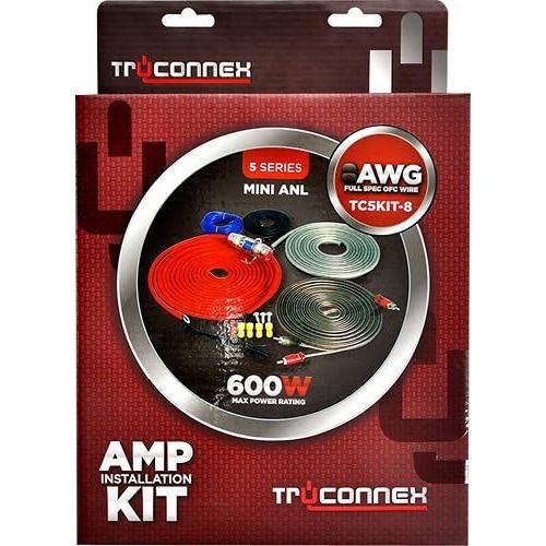 Fierce Audio - Power and Signal Installation Kit - 8 AWG - Up to 600W